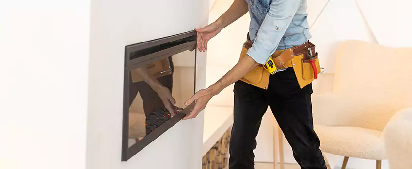Metal Fireplace Installation in Aldine, Texas