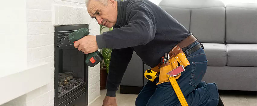 New Indoor Fireplace Installation in Aldine, Texas